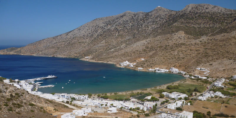 Le golfe de Kamares à Sifnos